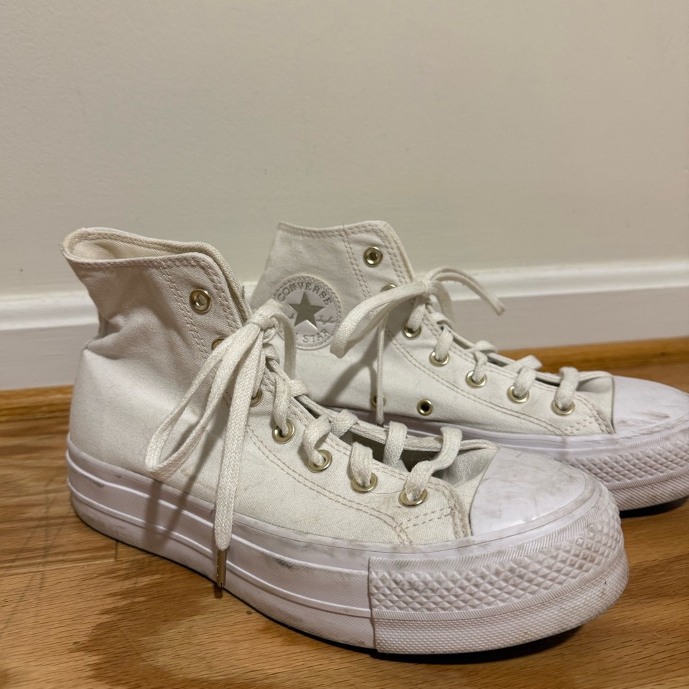 Converse All-Star White Canvas High-Tops
